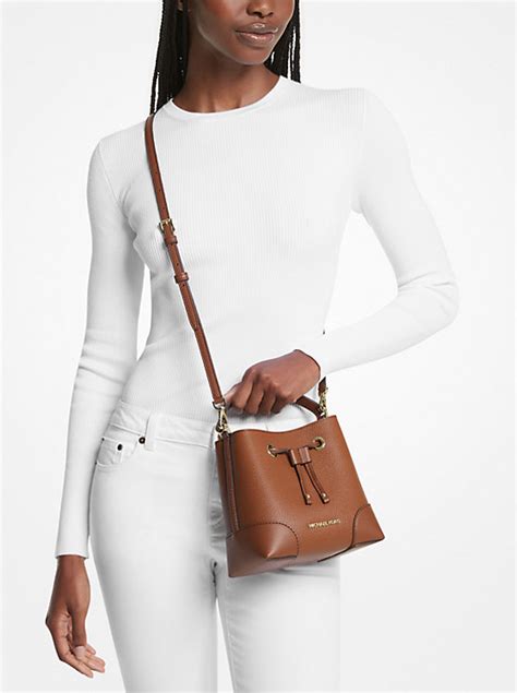 michael kors pebble leather|Michael Kors mercer small bag.